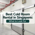 Cold room rental facility in Singapore at EBC Lifestyle Hub, featuring temperature-controlled storage units for commercial and business use.