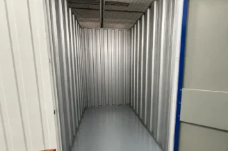 Empty self-storage unit at EBC Lifestyle Hub in Singapore